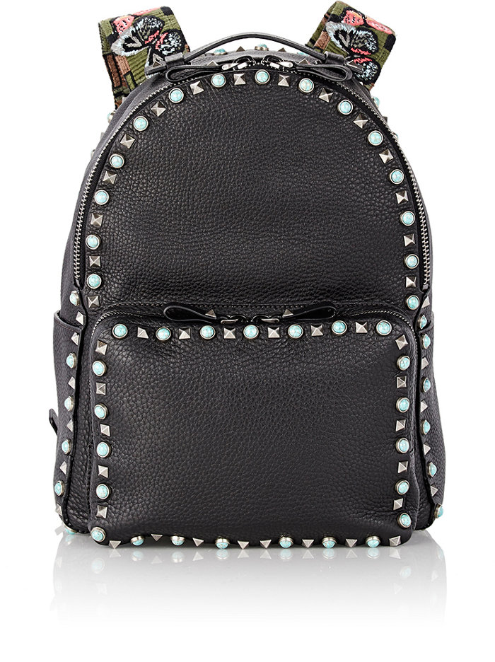 Rockstud Medium Backpack Black