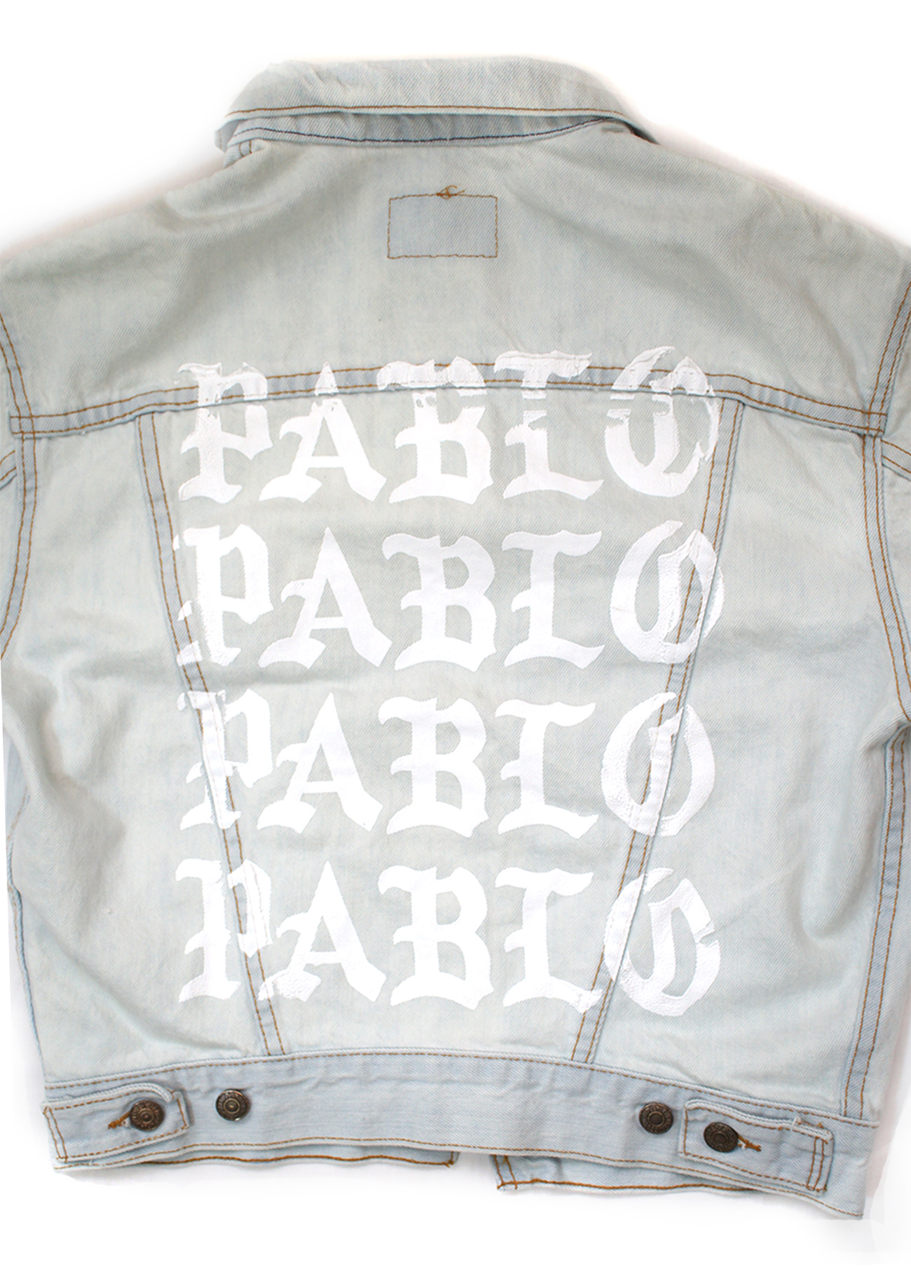 life of pablo jean jacket