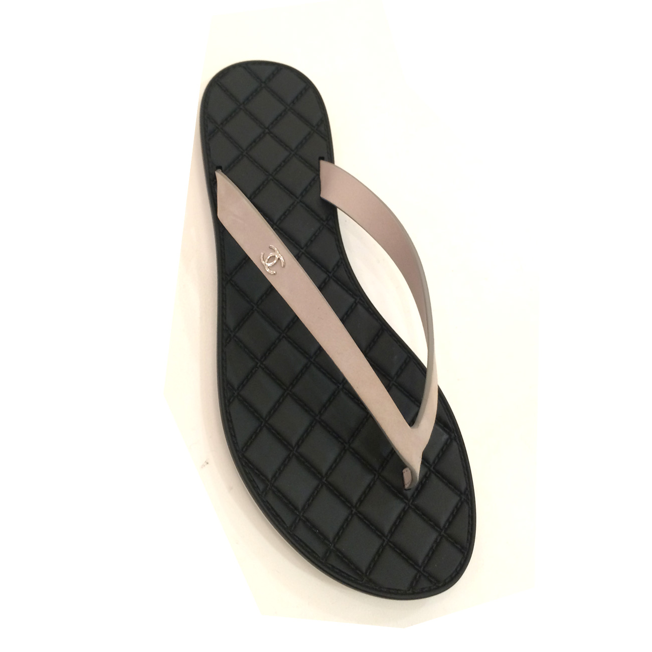Isaac Admin Furnace [CHANEL] 2015 Leather Thong Sandals / 100% Authentic / New