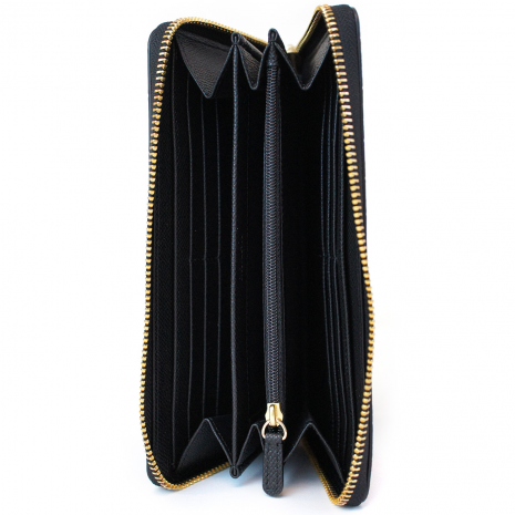 COACH F54007 IMSAD Accordion Zip Wallet in Crossgrain Leather